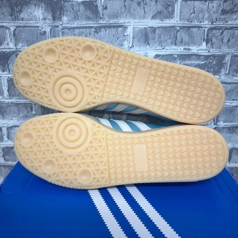 Adidas Samba OG Icey Blue Chalk White Shoes Sneaker IH6819 Mens Size 10.5 New